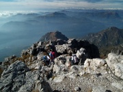 87 Vista verso il Lago di Como e  fino alle alpi col Monte Rosa
